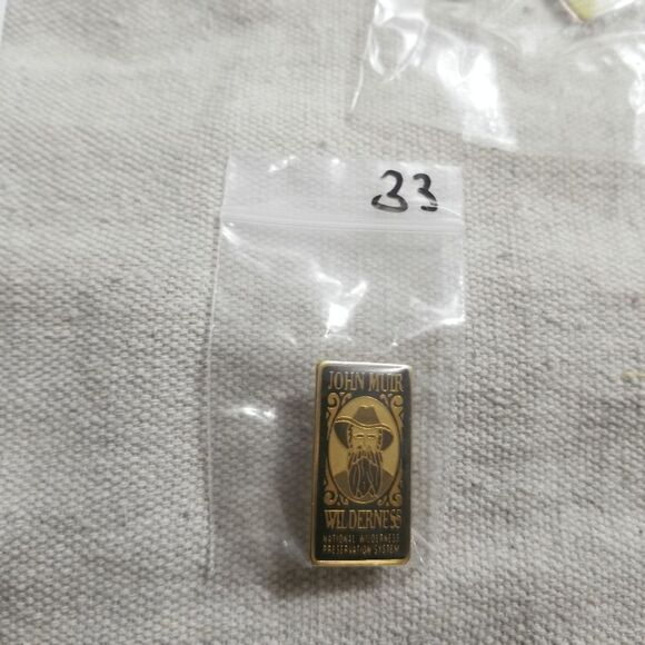 John Muir Wilderness National Wilderness Preservation System vintage lapel pin 3 - Picture 1 of 3